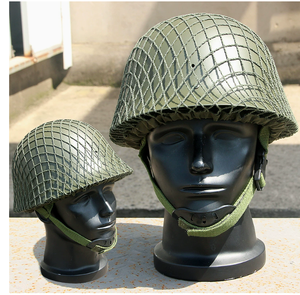 Casque en acier EDS DF80 pour la photographie, le cosplay, l'industrie cinématographique, personnalisable en couleur camouflage vert et noir - Product Image 2
