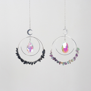 Natural Crystal Sun Catchers Hanging Indoor Window Suncatchers <strong>rainbow</strong> <strong>Prism</strong> Car Pendant - Product Image 4