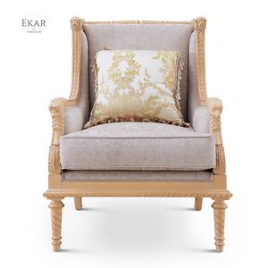 De luxe de Style Antique <span class=keywords><strong>fauteuil</strong></span> Classique En Bois Sculpté chaise De Loisirs - Product Image 1