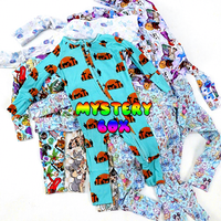 Kerui Mystery Bundle RTS Pyjamas pour tout-petits à imprimé aléatoire en bambou, Vêtements pour enfants haut de gamme en gros, Pyjamas et grenouillères unisexes pour bébés