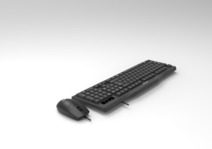 Acer OAK930 Ensemble clavier et souris de bureau filaire étanche 3 touches 1600 DPI Équipement <span class=keywords><strong>d</strong></span>'ordinateur de bureau/portable - Product Image 4