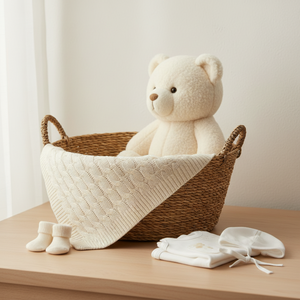 Oso de Peluche Color <span class=keywords><strong>Crema</strong></span> Neutro, Disponible en Pedidos al por Mayor para Proveedores de Recuerdos para Baby Shower - Product Image 1