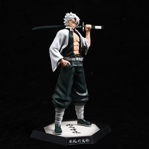 Jouets en résine PVC personnalisés, jouet d'action de haute qualité, 28cm, position debout, tueur de démons, figurines de dessin animé <span class=keywords><strong>Shinazugawa</strong></span> <span class=keywords><strong>Sanemi</strong></span> - Product Image 2