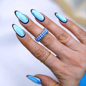 24 <span class=keywords><strong>Uñas</strong></span> Postizas de Arte Pop, Estilo Cómic, Cobertura Completa, Acrílico ABS, Coloridas, Mate, OEM, Stiletto, Reutilizables, Venta al por Mayor - Product Image 2