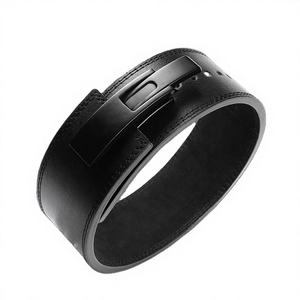 Cinturón de Levantamiento de Pesas de Cuero Personalizado de Alta Calidad al por Mayor, Antideslizante, Ajustable y Transpirable para Entrenamiento en el Gimnasio - Product Image 1