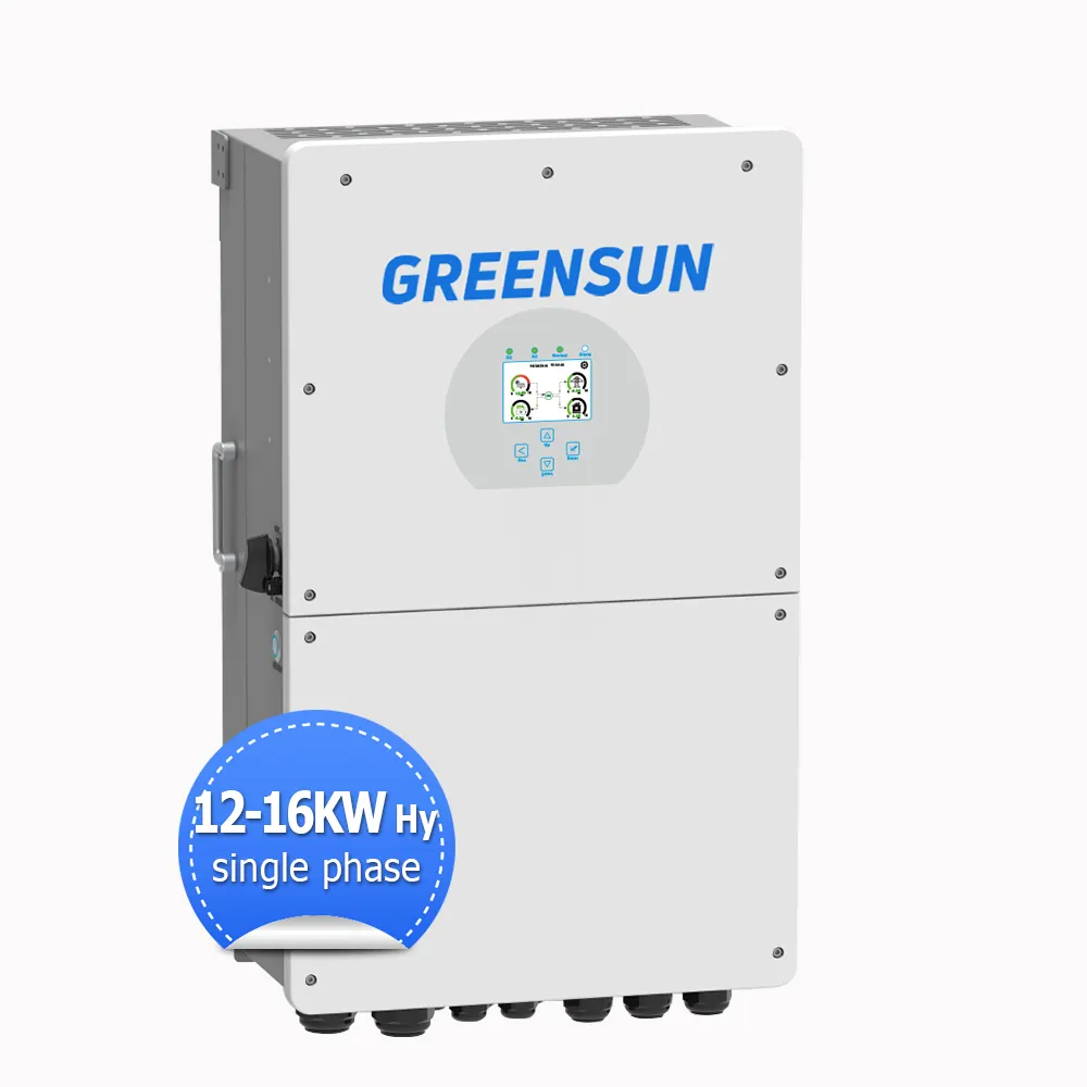 Best price on off inverter 12kw 14kw16kw on off grid solar inverter hybrid single phase easy installation used for home