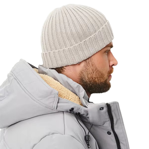 Gorros de Punto Acrílicos Bordados en 3D OEM, Gorro de Invierno con Forro de Satén Personalizado - Product Image 1
