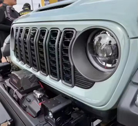 Vente chaude 4x4 Kit de carrosserie tout-terrain pp Grille avant pour wrangler JK Mise à niveau vers JL Version 2024