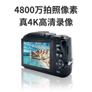 กล้องดิจิตอล 4K UHD ซูม 16 เท่า เลนส์มาโคร 52 มม. สำหรับการเดินทาง วีล็อก และนักเรียน - Product Image 3