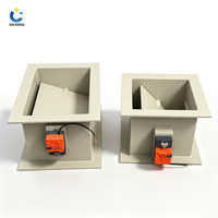 Structure de registre de régulation de volume rond, résistante aux acides, pour les équipements d'évacuation corrosifs et de ventilation industrielle des usines chimiques