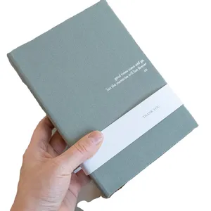 Vendita calda di lusso premium album fotografico usb confezione regalo scatola magnetica lino