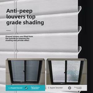2025 nouveau Style sans perceuse Blackout rouleau nuances stores vénitiens intelligents pour lucarne balcon extérieur maison bureau chambre - Product Image 3