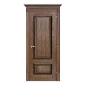 Porte d'entrée intérieure et extérieure en bois massif au design moderne avec isolation phonique et serrure pour maisons - Product Image 4