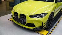 Canards de pare-chocs en fibre de carbone sèche de haute qualité, finition carbone noir poli pour BMW M3/M4/G80/G82 - Livraison rapide, prix de gros