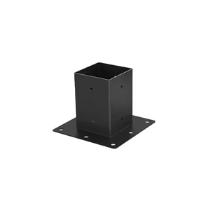 Atelier professionnel réglable 2*2 4*4 6*6 support de poteau de clôture en acier métallique et plaque de Base d'ancrage pour béton - Product Image 3