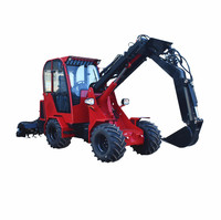 Heißer Verkauf Hoflader Diesel Radlader 4x4 Mini-Lader Knickgelenkter Radlader