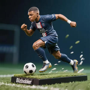 2026 कस्टम 3 डी फोटो राल ट्रॉफी हाथ से चित्रित फुटबॉल स्टार खिलाड़ी सजावट टीम लोगो आधार व्यक्तिगत पुरस्कार कप - Product Image 4