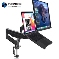 MD8SPTP001 17 "-32" 10kg Bras de moniteur à ressort à gaz avec support pour ordinateur portable Support de bureau Support d'écran Support pour ordinateur VESA