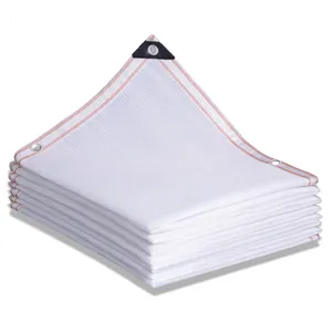Outdoor Baldachin Stoff Material Sonnenschutz wasserdicht Polyester weiß Sonnenschutz Netze Rolle/Schatten Segel weiß