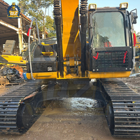 Excavatrice d'occasion Caterpillar 320D d'origine japonaise, faible nombre d'heures de travail, numérique, excavatrice Cat 320 d'occasion