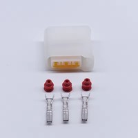 Connecteur femelle de bobine d'allumage automobile, 3 broches, en plastique, pour Subaru, modèle XG7032YA-2.3-21, lot de 3.