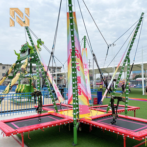 Trampolín Elástico con Luces LED para 4 Personas <span class=keywords><strong>Nova</strong></span> Rides, Trampolín Comercial para Interiores en Venta, Juegos de Diversión para Niños - Product Image 1