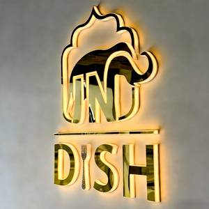 Letras Retroiluminadas de Acero Inoxidable para Exteriores, Letrero con Logotipo con Luz LED Halo, Letrero para Negocio/Tienda, Letrero con Logotipo LED, Letrero Personalizado - Product Image 4