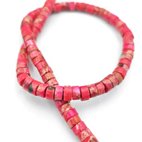 Nouvelles perles d'espacement rondes/baroques en pierre Emperor semi-finies faites à la main pour bracelets, colliers, boucles d'oreilles et accessoires de bijoux pour femmes