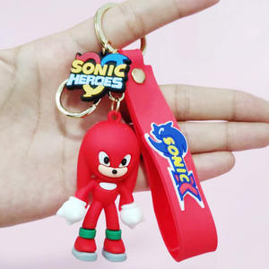 <b>Cheap</b> Wholesale 3D Cartoon Sonic Key Chain Car Keychain <b>Girl</b> Teen Child Kids <b>Gift</b> Backpack Ornament Doll Keychain - Product Image 6