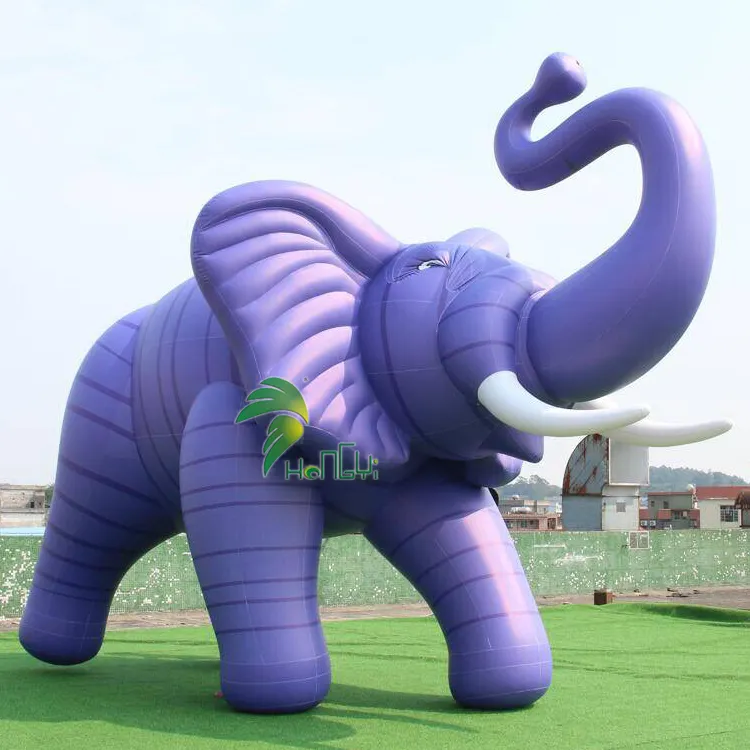 Hayvanat bahçesi ekran Mega şişme hayvan hava modeli için reklam şişme fil balon