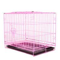 Cage pour animaux de compagnie en fer à double couche, capacité de 25 lb, robuste, empilable, multi-niveaux, pour petits animaux, cage intérieure pour animaux de compagnie