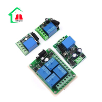 Module émetteur relais universel sans fil RF 433/433 Mhz, interrupteur de contrôle à distance, 4ch