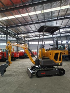 Mini-excavatrice hydraulique diesel compacte de 1,8 tonne, 1 tonne, 2 tonnes, fabricant chinois, agriculture, jardin, godet - Product Image 2