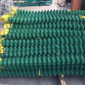 ตาข่ายรั้วพีวีซีสีเขียวดำ สำหรับจัดสวนและรั้วนิรภัยบ้านพักอาศัย - Product Image 1