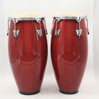 Wholesale Good Price MEJUNTONG COC700RW Classic Double Congas Wooden Musical Percussion Instrument with Stand Ergonomic Design