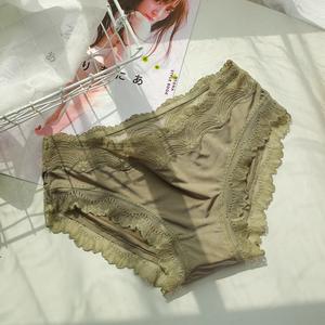 Ropa interior ZhenShangMei para mujer, pantalones cortos sexis <span class=keywords><strong>de</strong></span> cintura alta, ropa interior para mujer, bragas atrevidas <span class=keywords><strong>de</strong></span> cintura alta <span class=keywords><strong>de</strong></span> <span class=keywords><strong>encaje</strong></span> - Product Image 2