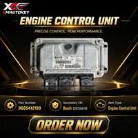 Module de commande du moteur ECU d'occasion 9665412180 0261S04189 ME7.4.4 pour Peugeot Citroën, ordinateur de moteur essence
