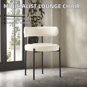 Sillón Metálico Minimalista Industrial para Oficina en Casa y Sala de Estar - Sillón de Descanso con Función Ajustable - Product Image 2