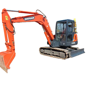 Miniexcavadora de orugas Doosan Dh55 usada, excavadora de orugas pequeña hidráulica Original de segunda mano Dh55 Dh60 Dh80 en stock - Product Image 1