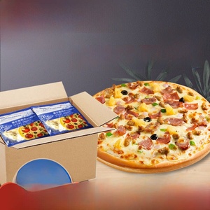 Vente en gros de pizzas halal Meichen multi-saveurs de 7 pouces, surgelées, en boîte entière, prêtes à réchauffer et à manger, avec fromage, produit semi-fini - Product Image 1