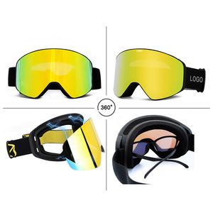 Lunettes de Protection UV400, Sport, planche à neige, <span class=keywords><strong>OEM</strong></span>, personnalisées, <span class=keywords><strong>Anti</strong></span>-buée, lunettes de Ski, sangles, lunettes de Ski magnétiques - Product Image 3