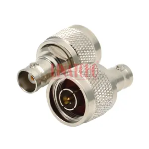 50 Ohm Straight Copper N Male Plug to BNC Female Jack Connector Rf Coaxial Adapter