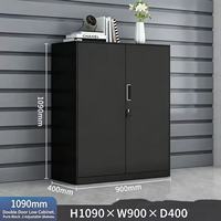 Armoire de rangement autoportante en acier réglable et verrouillable, idéale pour les écoles, ateliers, entrepôts, cuisines, garages et appartements