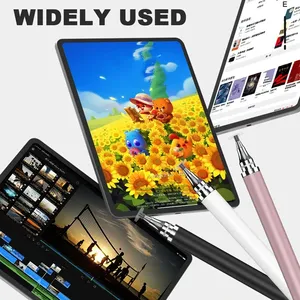 Stylet pour tablette, stylet tactile pour écran de dessin, stylet <span class=keywords><strong>2</strong></span> en 1 pour <span class=keywords><strong>iPhone</strong></span>, iPad, tablette, stylet tactile capacitif pour téléphone Samsung Android - Product Image 5