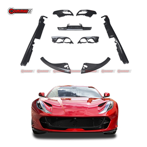 ชุดแต่งตัวถังรถยนต์คาร์บอนไฟเบอร์แห้งคุณภาพสูงสไตล์ OEM สำหรับ Ferrari 812 GTS ช่องระบายอากาศด้านหน้า สเกิร์ตข้าง สปอยเลอร์หลัง - Product Image 4