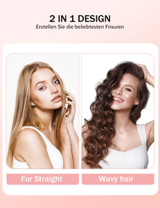 Plancha de Pelo Profesional de Titanio con Turmalina y Cerámica, Diseño Personalizable para Hoteles, Autocaravanas y Uso Doméstico - Product Image 3