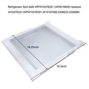 W10276341 Clayette en verre pour réfrigérateur compatible avec <span class=keywords><strong>Whirlpool</strong></span> Kenmore Remplacement pour AP6018409 W10276341 1566982 - Product Image 6