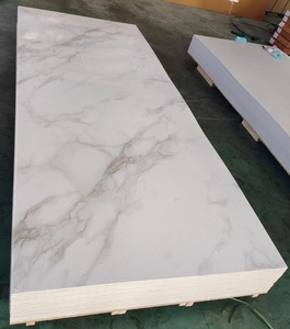 UV nhiều lớp PVC tấm đá cẩm thạch 3 mét Độ dày tường trang trí nội thất sinh thái thân thiện 1220*2440 cắt dịch vụ - Product Image 5