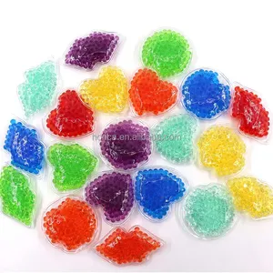 2024 New Products Gel Beads Ice Packs Custom Shape Physical Therapy Cooling Heating Gel Balls Round Hot Cold Packs