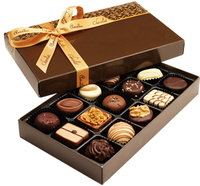 Boîte d'emballage de chocolat doré de noël écologique de luxe gaufrage pour gâteau boulangerie beignet Hotdog restauration sushi ruban diviseur